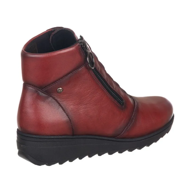 Botines Planos Zapp 27887 Mujer Burdeos