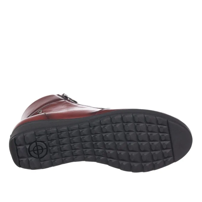 Botines Planos Zapp 27887 Mujer Burdeos