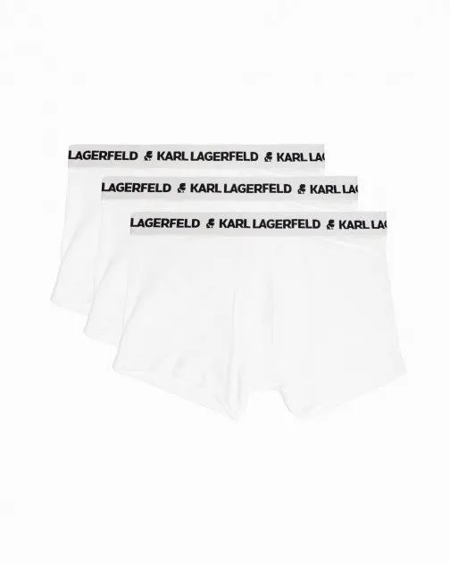 BOXERS KARL LAGERFELD LOGO SET  PACK 3 BLANCO