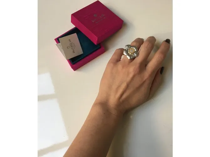 Buccellati Anillo Gardenia Plata 