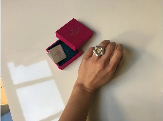 Buccellati Anillo Gardenia Plata 
