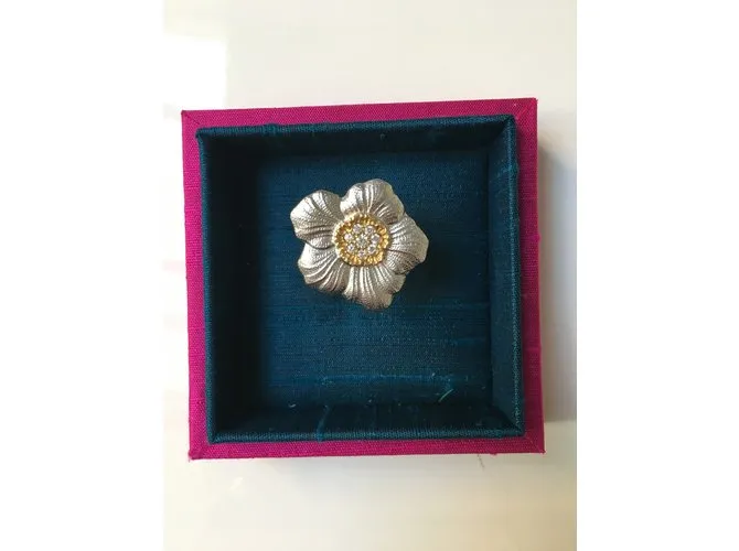 Buccellati Anillo Gardenia Plata 
