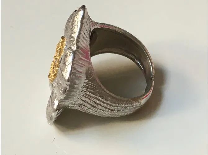 Buccellati Anillo Gardenia Plata 