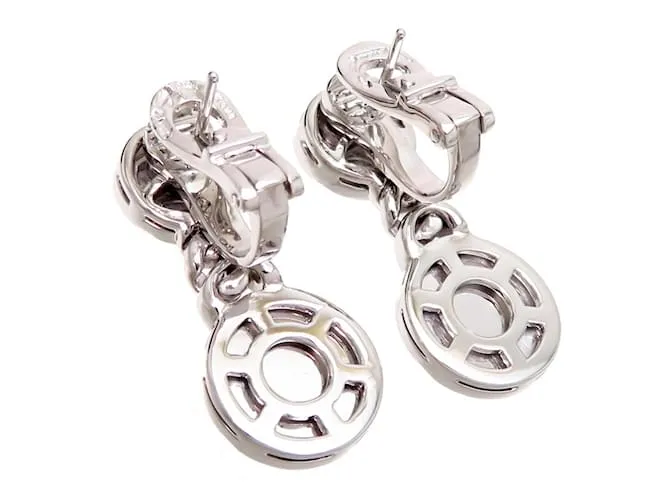 Bulgari Pendientes de clip Bvlgari Bvlgari de diamante y ónice Blanco 