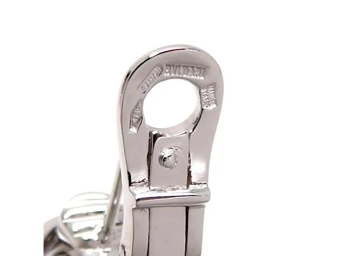 Bulgari Pendientes de clip Bvlgari Bvlgari de diamante y ónice Blanco 