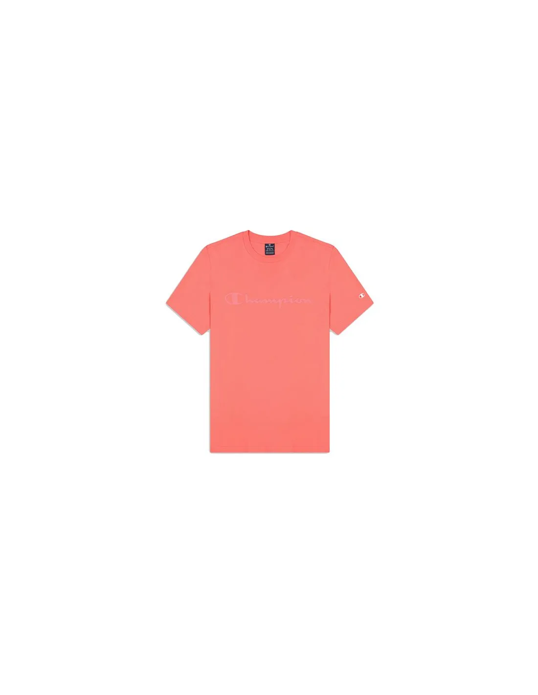 Camiseta Champion Crewneck Rosa Hombre