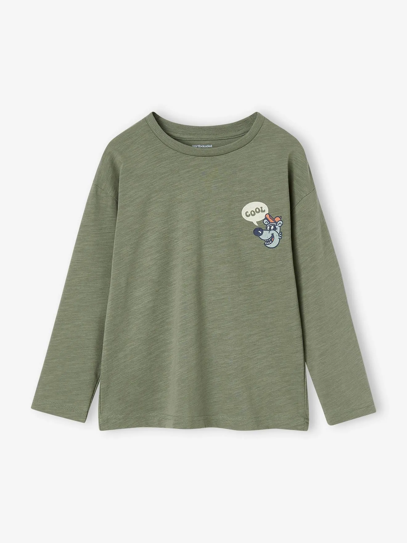 Camiseta con motivo grande detrás para niño