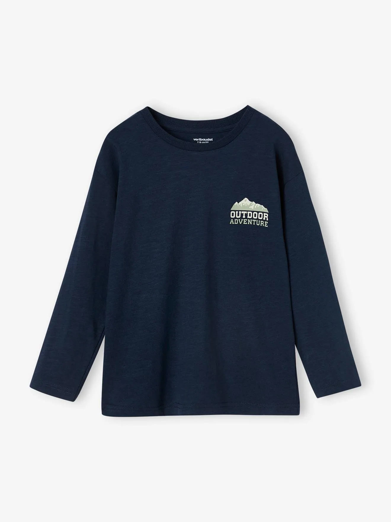 Camiseta con motivo grande detrás para niño
