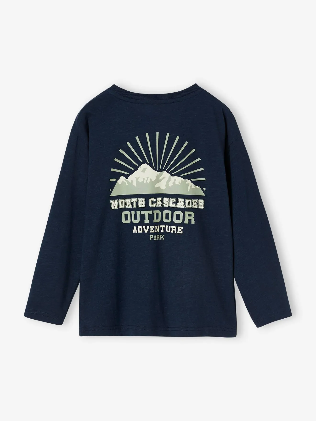Camiseta con motivo grande detrás para niño