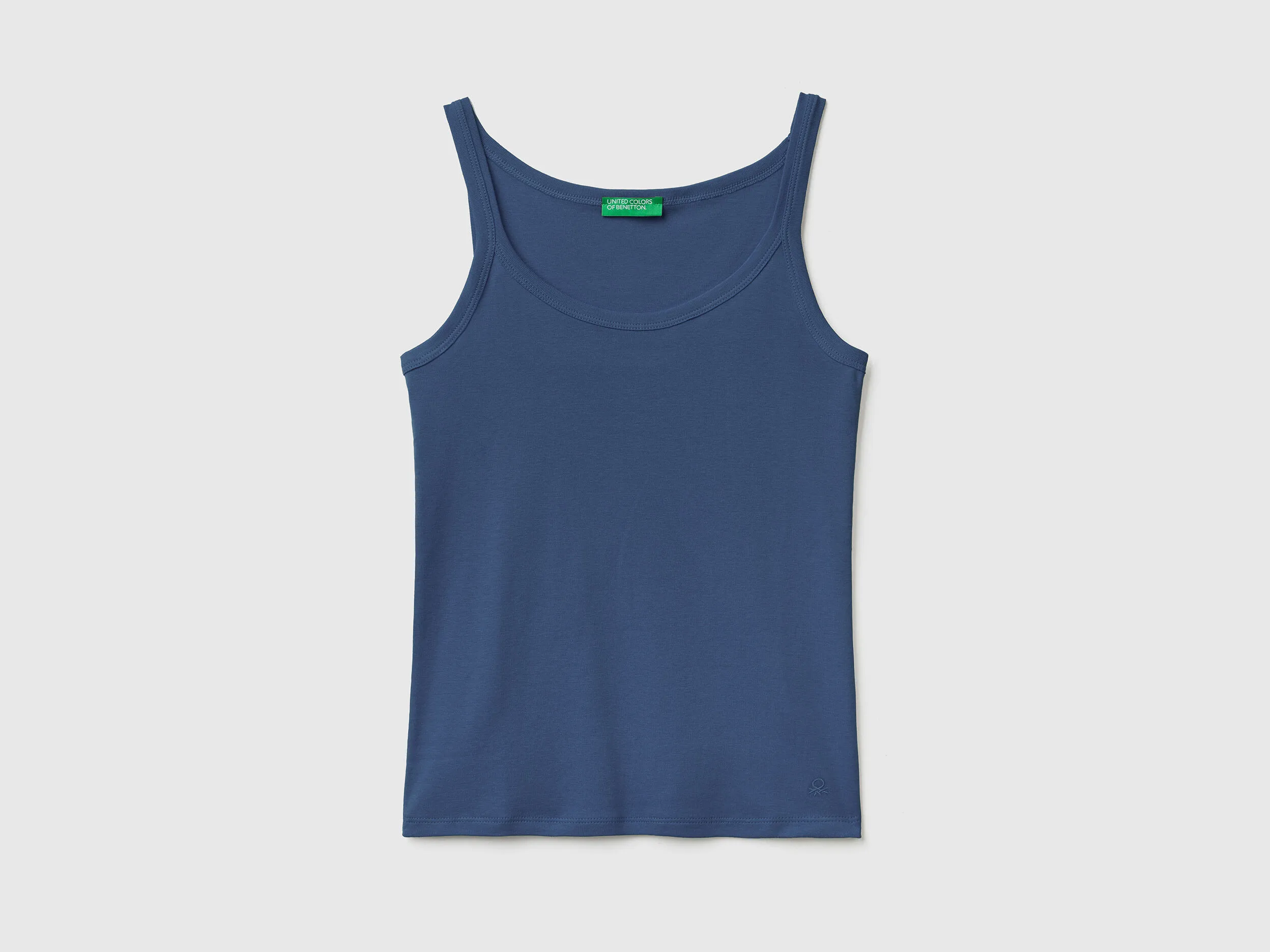 Camiseta de tirantes Air Force Blue de 100 % algodón