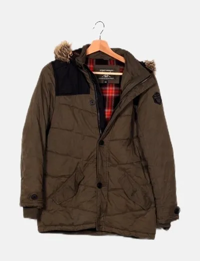 C&A Abrigo verde casual