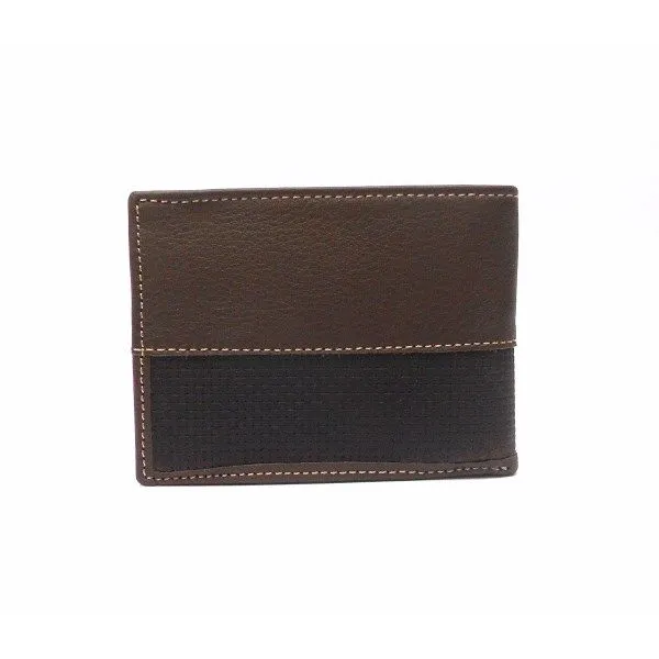 Cartera de piel para hombre con monedero, tarjetero y billetero