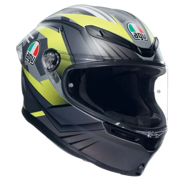 Casco AGV K6 S Multi Excite Matt Camo Fluo Yellow 