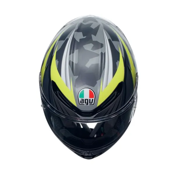Casco AGV K6 S Multi Excite Matt Camo Fluo Yellow 