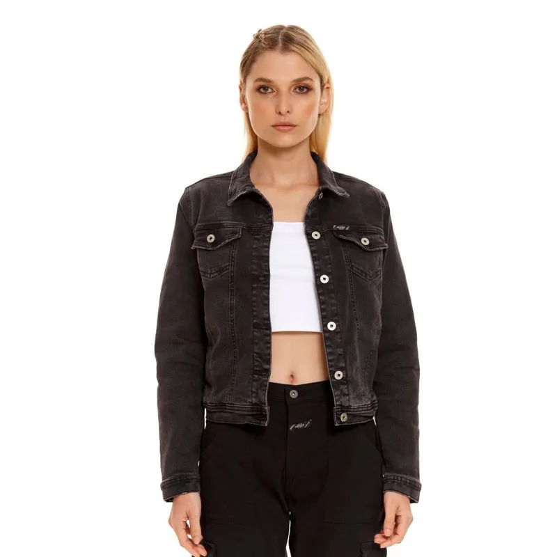 Chaqueta Casual Denim Para Mujer Girbaud
