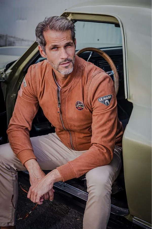 Chaqueta Hombre Steve Mcqueen Stan Sheep Steve Mcqueen Nubuck Havane