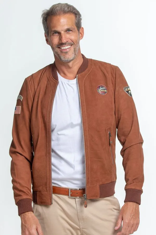 Chaqueta Hombre Steve Mcqueen Stan Sheep Steve Mcqueen Nubuck Havane