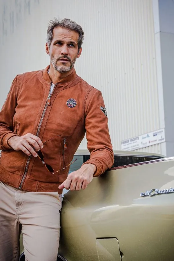 Chaqueta Hombre Steve Mcqueen Stan Sheep Steve Mcqueen Nubuck Havane
