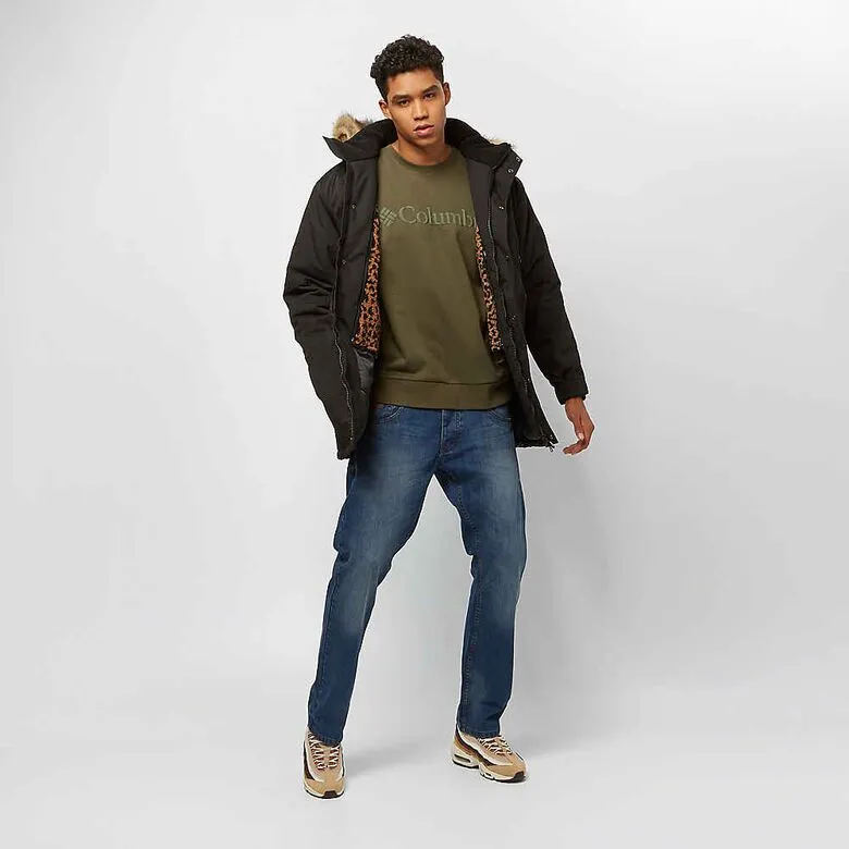 CHAQUETA INVIERNO GRIMEY HOMBRE CON CAPUCHA FORRADA INTERIOR PELO PANTERA V8 PARKA BLACK REF. GRPAR108BLK NEGRA