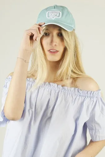 CHIARA FERRAGNI EYELIKE BASEBALL CAP