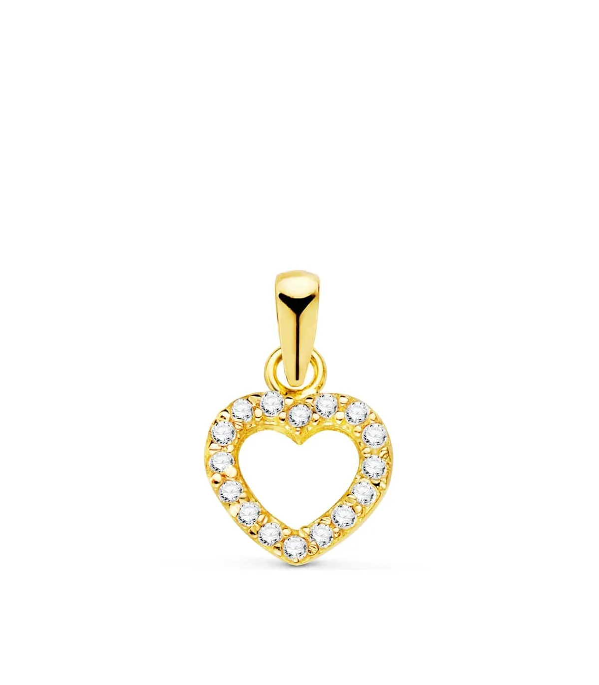 Colgante Corazón San Valentín Oro 18K