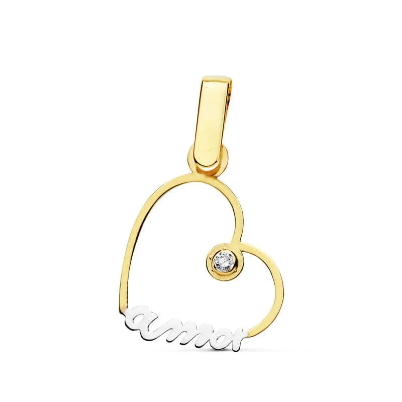 Colgante Oro Amor