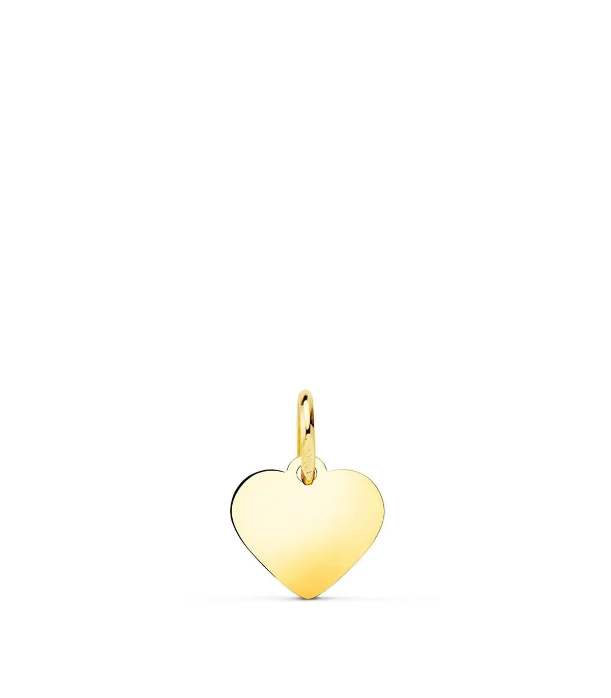 Colgante personalizado Corazón Oro 18K 10mm