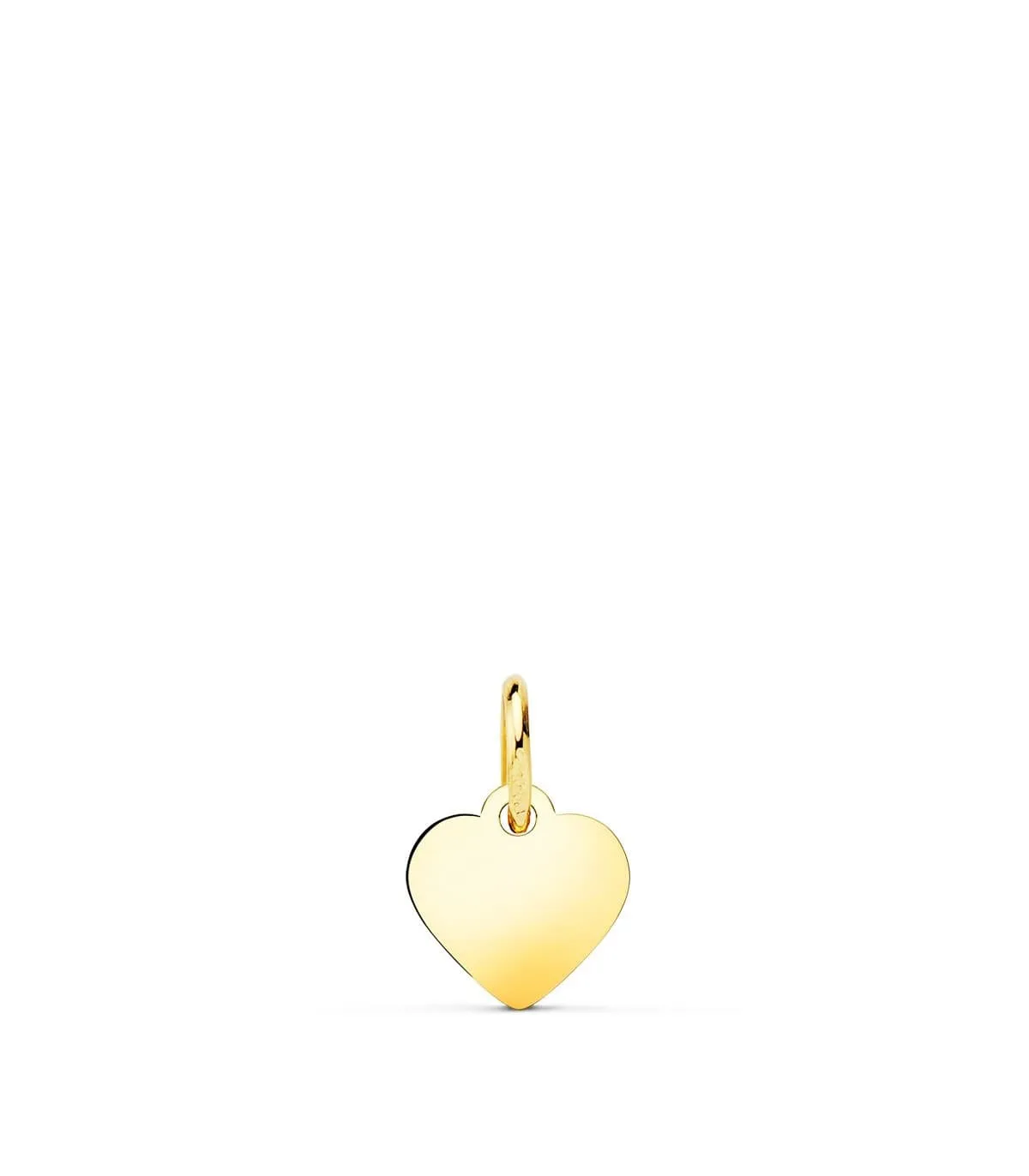 Colgante personalizado Corazón Oro 18K 8mm