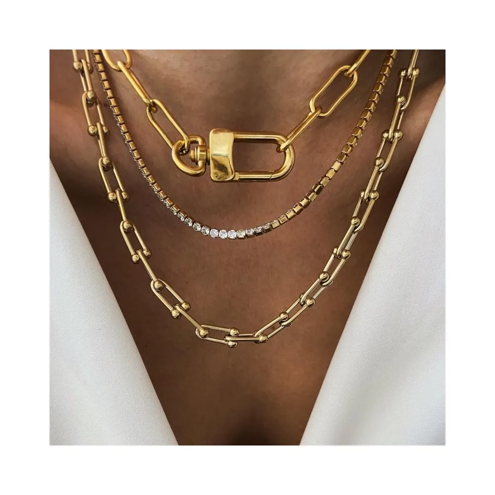 Collar Tennis Oro