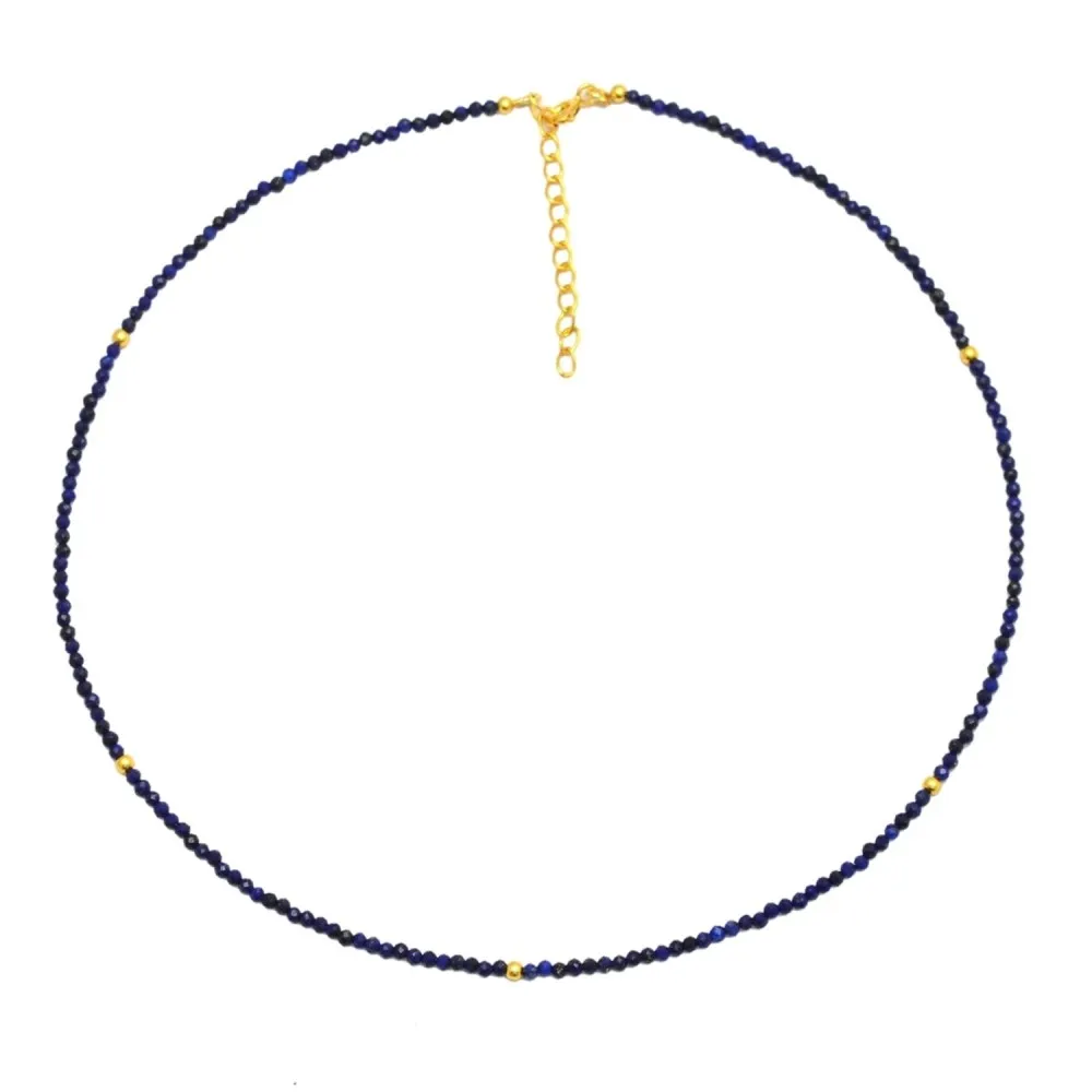 Collar Wave Lapislázuli Oro