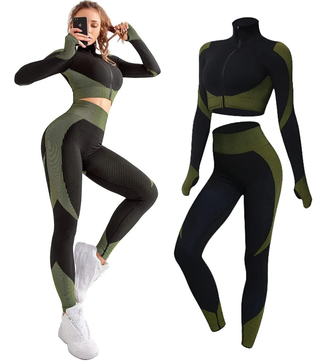 CONJUNTO DEPORTIVO DE 3 PIEZAS PUSHUP FITNESS