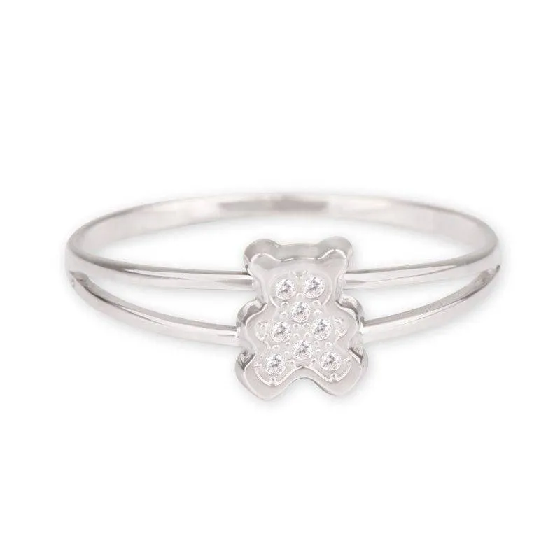 Conjunto "Baby Bear" Osito Oro Blanco 18k