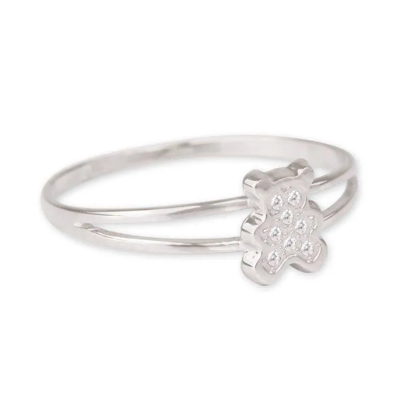 Conjunto "Baby Bear" Osito Oro Blanco 18k