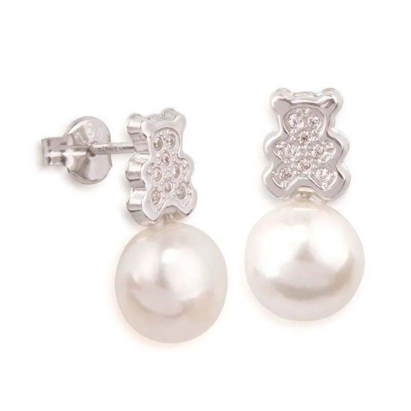 Conjunto "Baby Bear" Osito Oro Blanco 18k