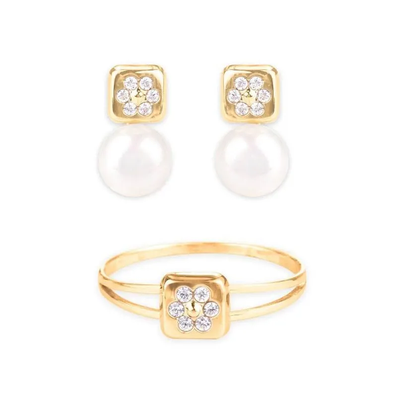 CONJUNTO "CELIA" ORO 18K