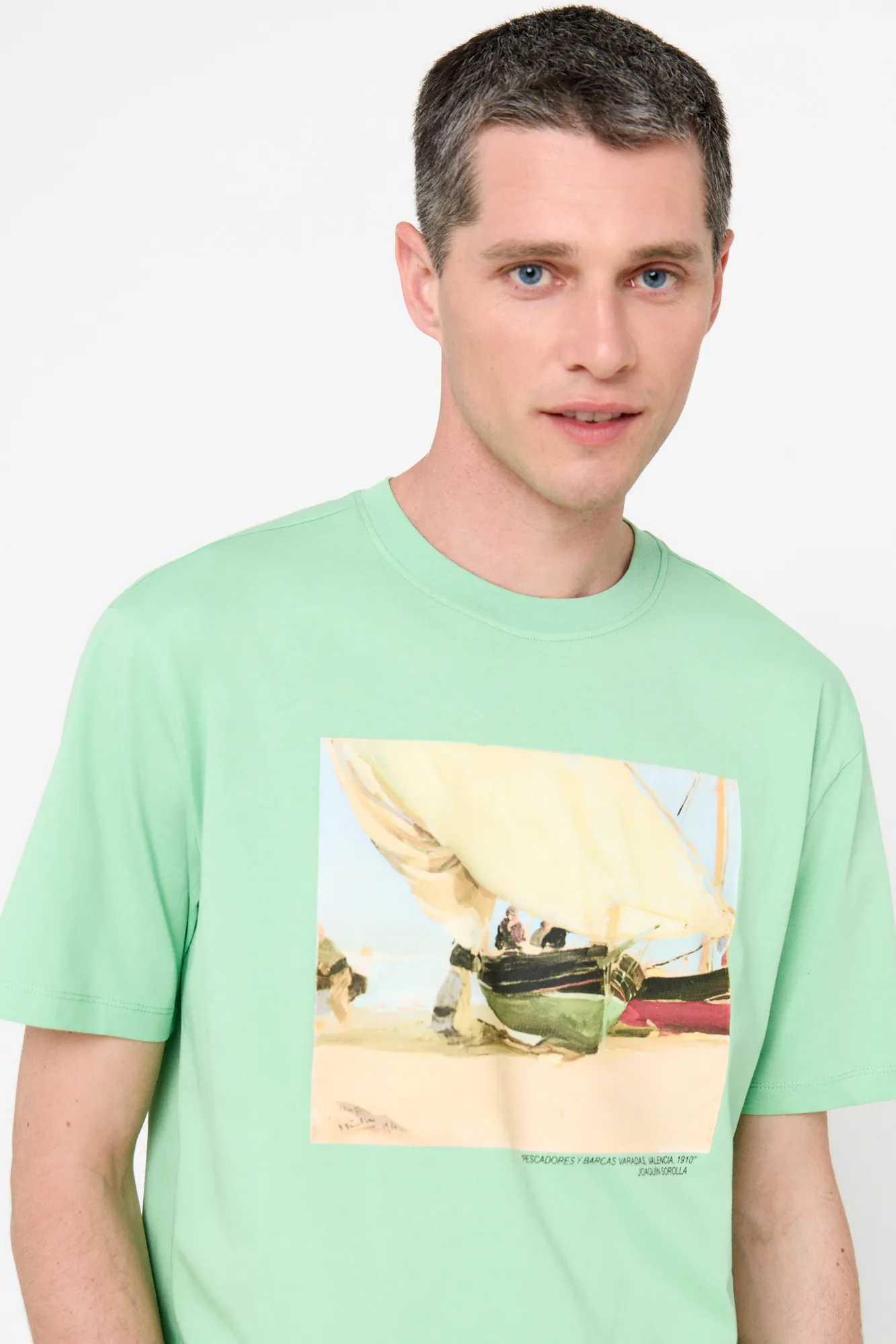 Cortefiel Camiseta gráfica sorolla