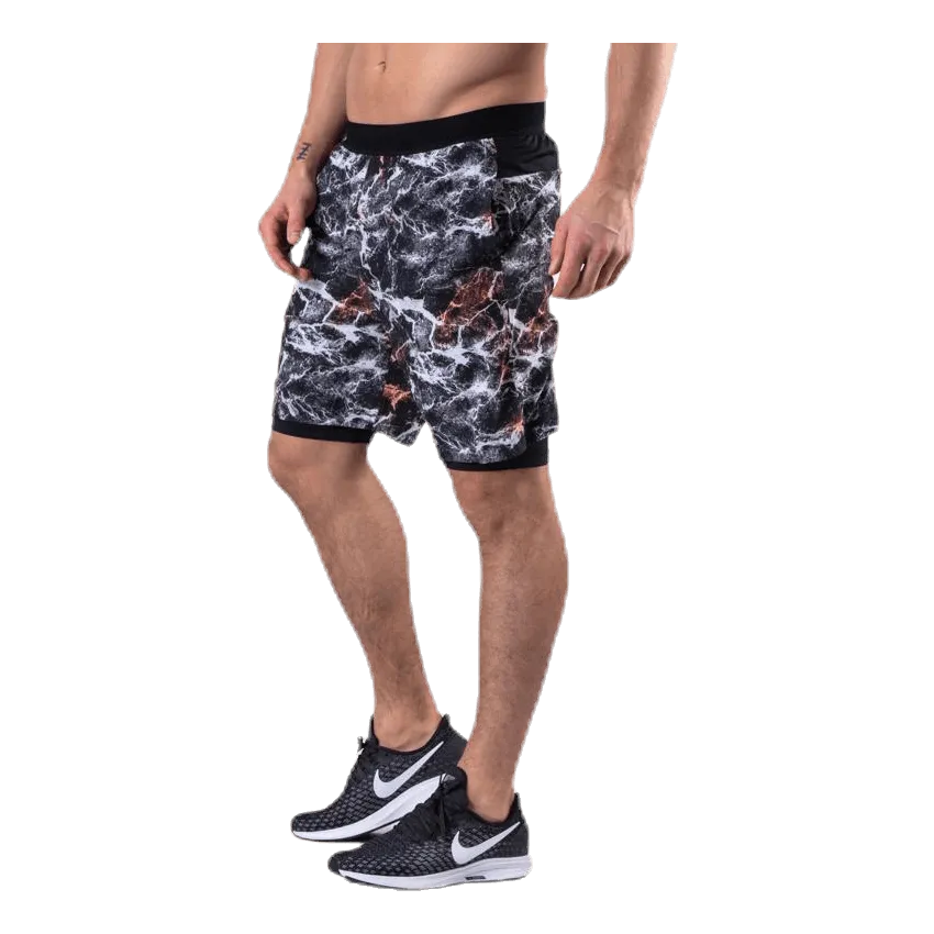 Craft Vent 2 In 1 Racing Shorts Patterned/Black