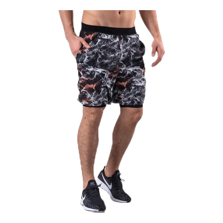 Craft Vent 2 In 1 Racing Shorts Patterned/Black