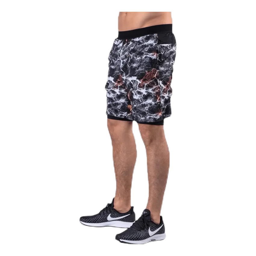 Craft Vent 2 In 1 Racing Shorts Patterned/Black