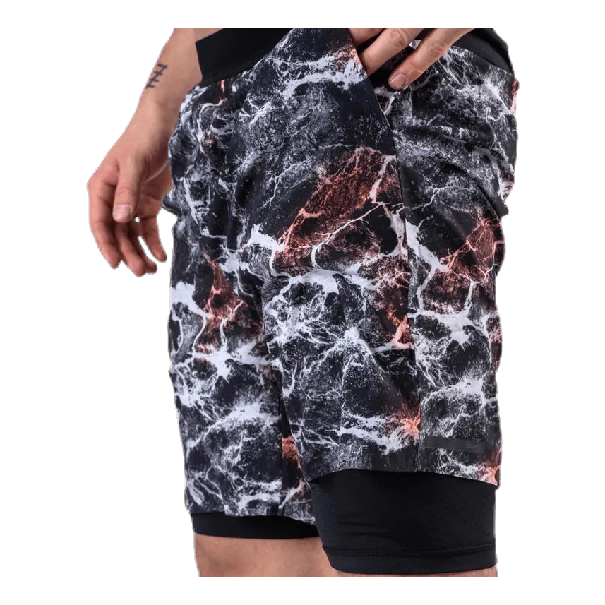 Craft Vent 2 In 1 Racing Shorts Patterned/Black