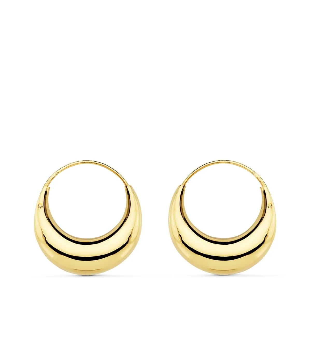 Créoles Or Jaune 18K 20 MM