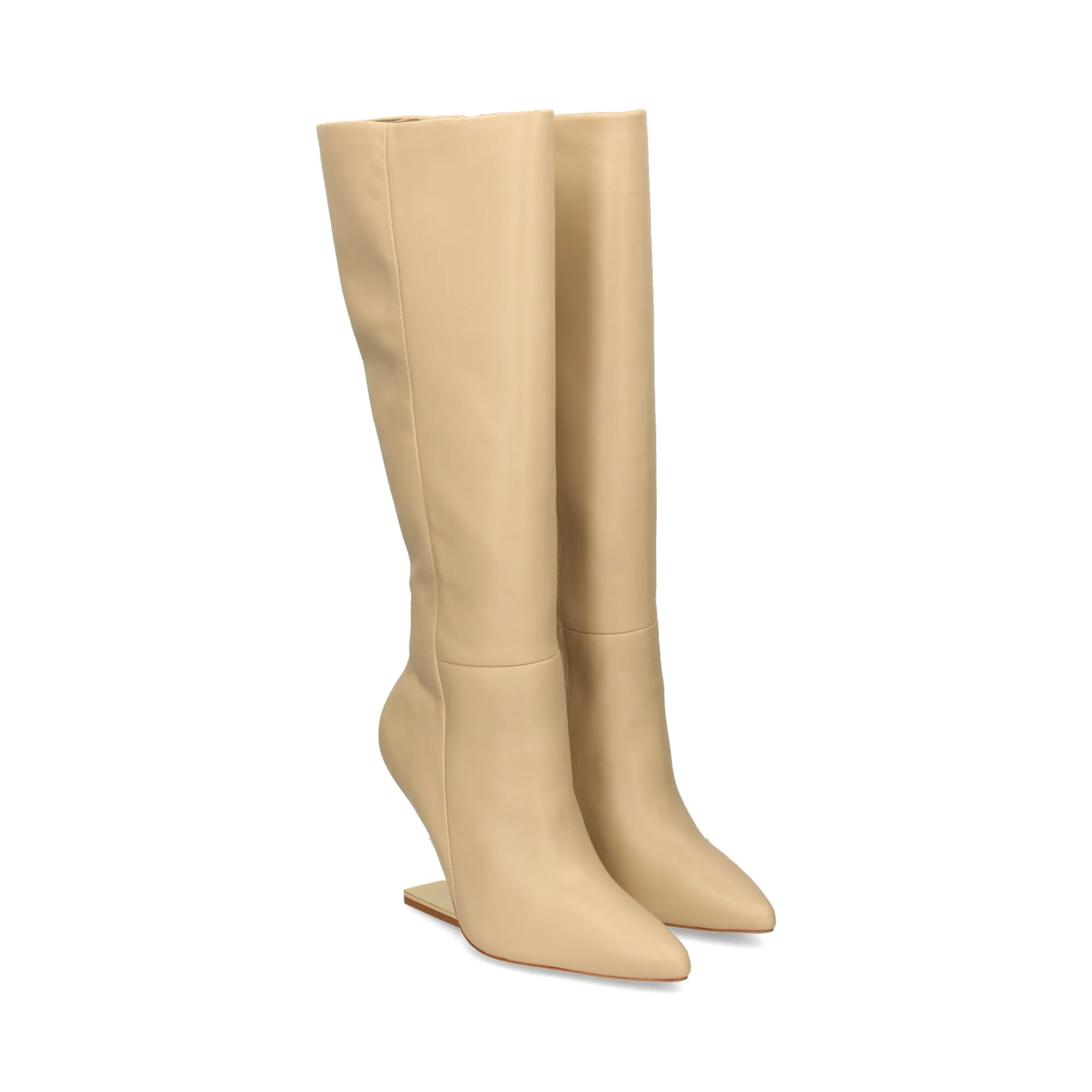 CULT GAIA Botas con tacón de Mujer ECRU