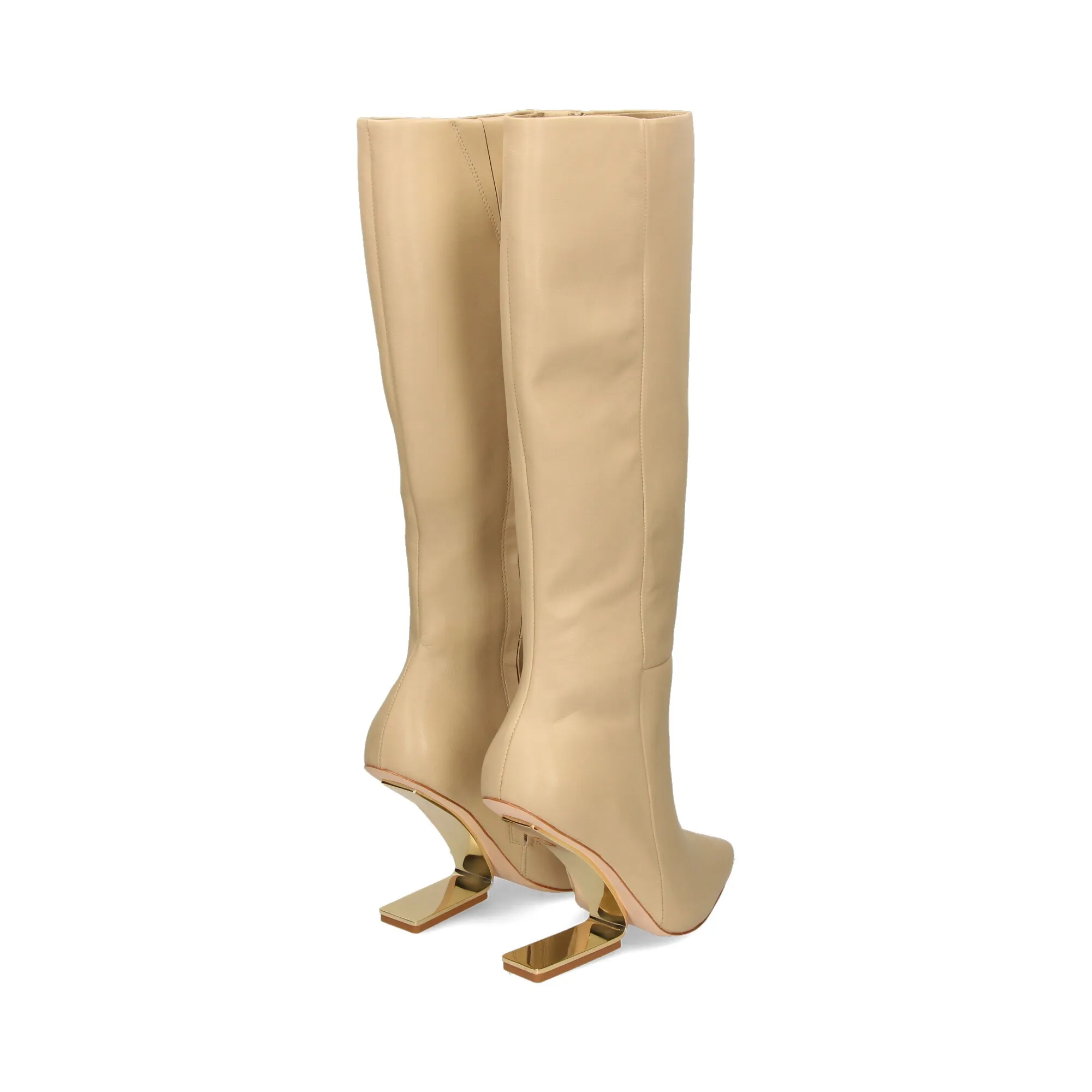 CULT GAIA Botas con tacón de Mujer ECRU