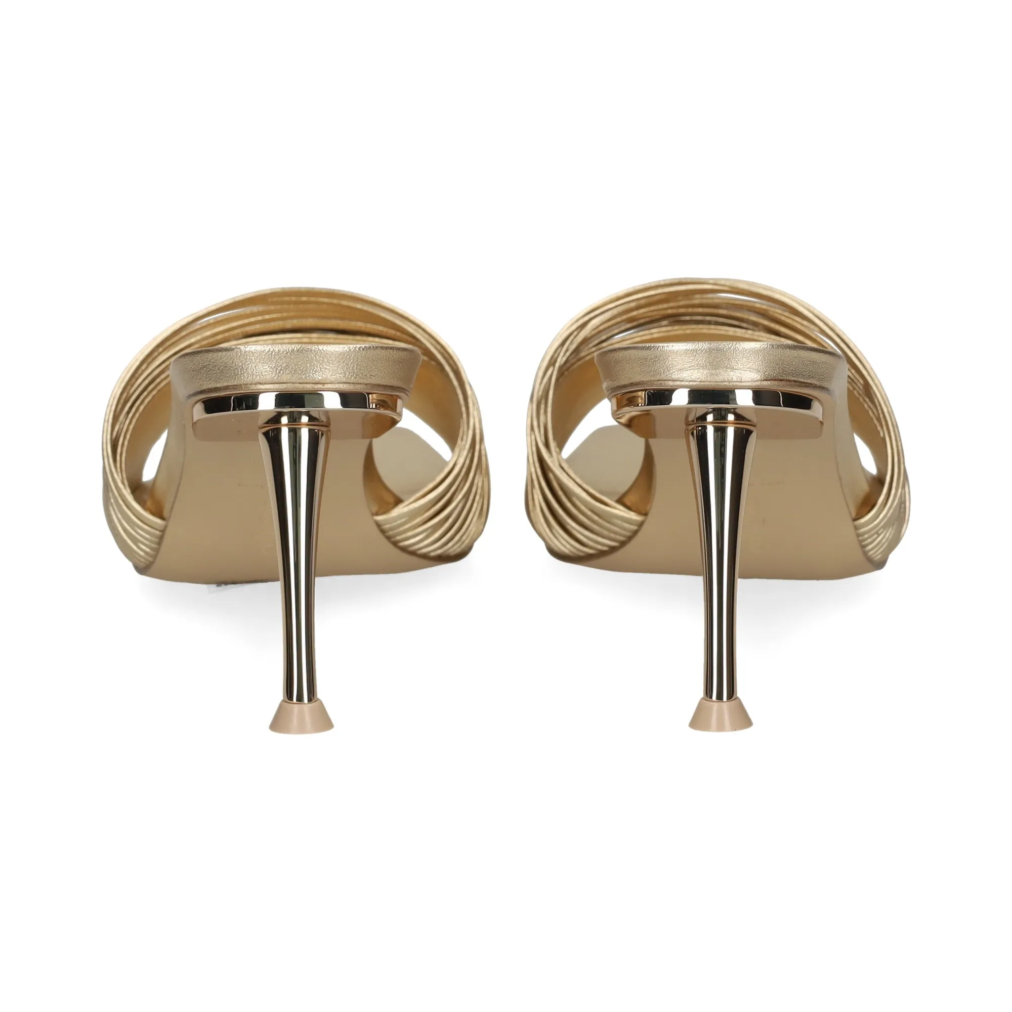 CULT GAIA Sandalias con tacón de Mujer CHAMPAGNE