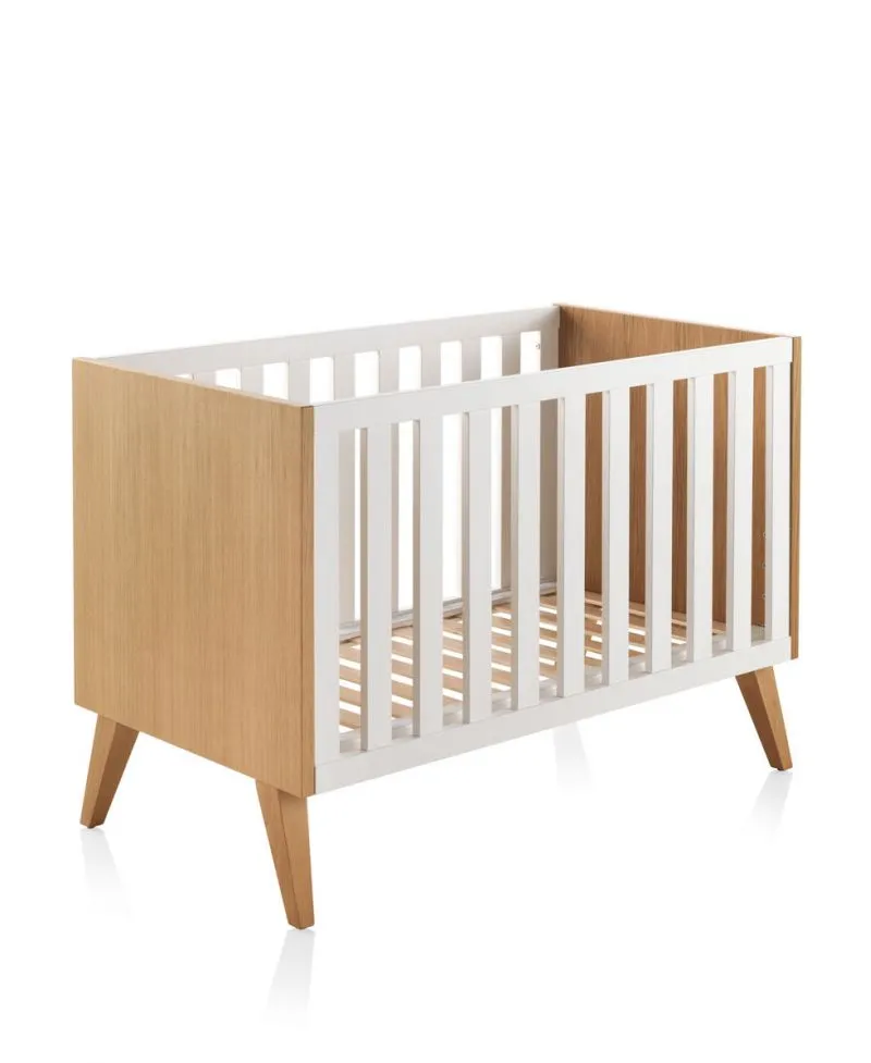 Cuna Bebe Nature Close 60x120cm Barandilla Móvil