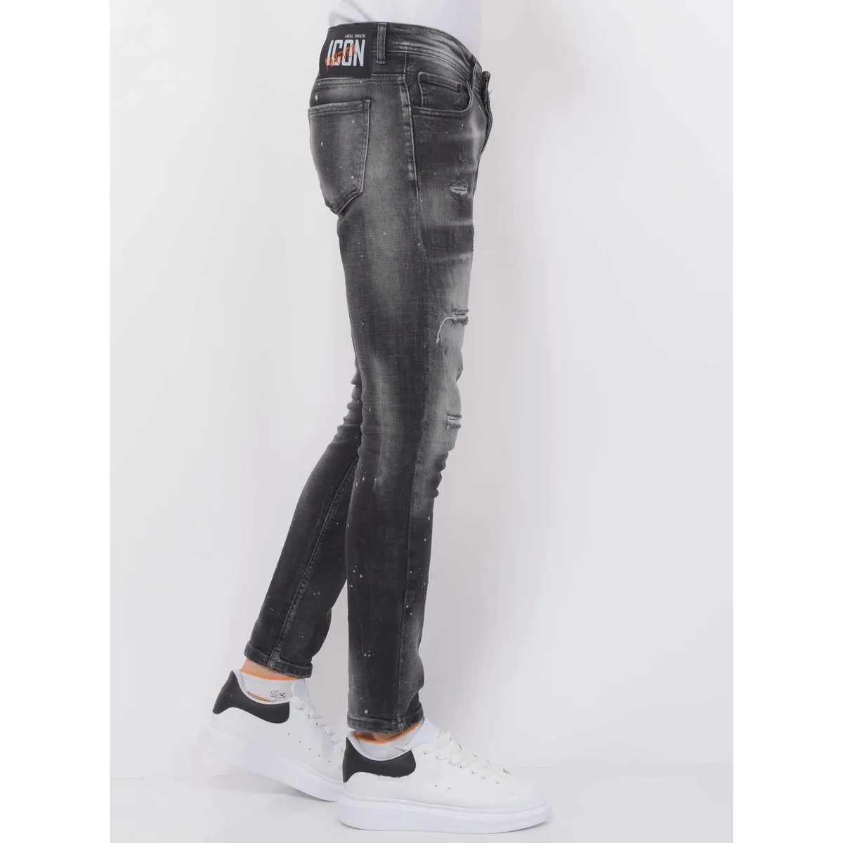 Distressed Jeans Stonewash Hombre