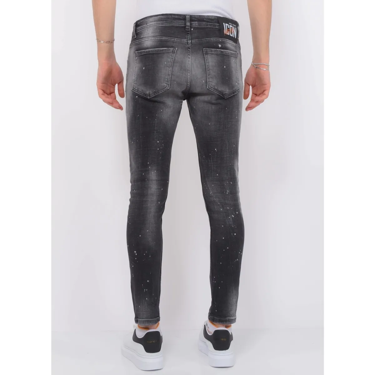 Distressed Jeans Stonewash Hombre