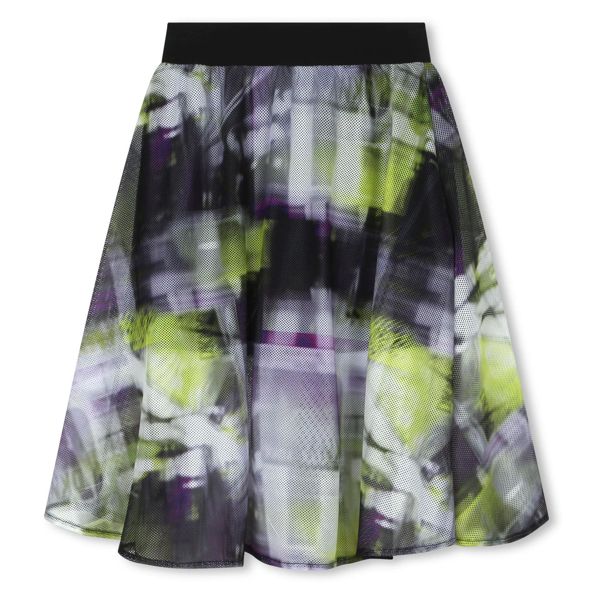 DKNY Falda de rejilla forrada