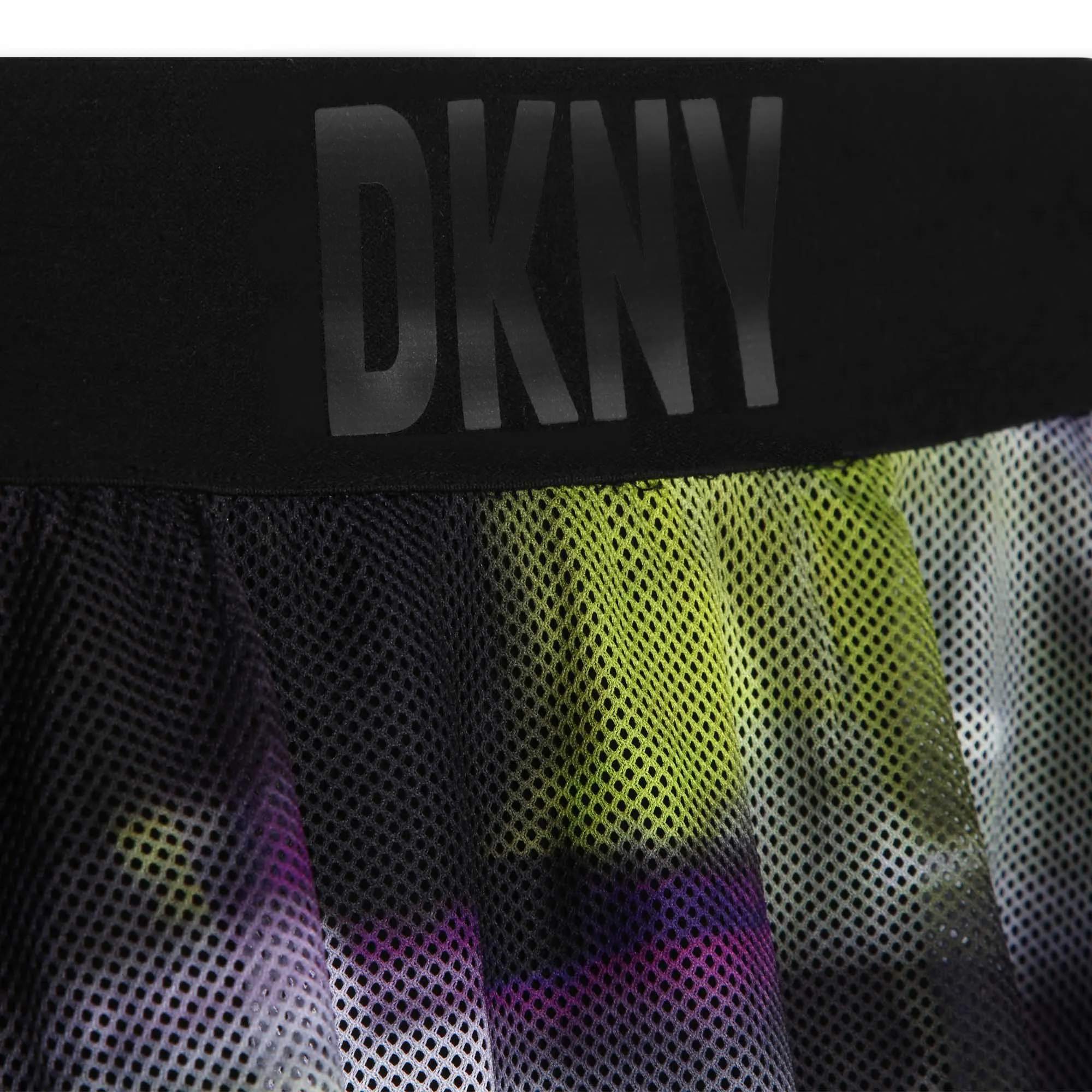 DKNY Falda de rejilla forrada
