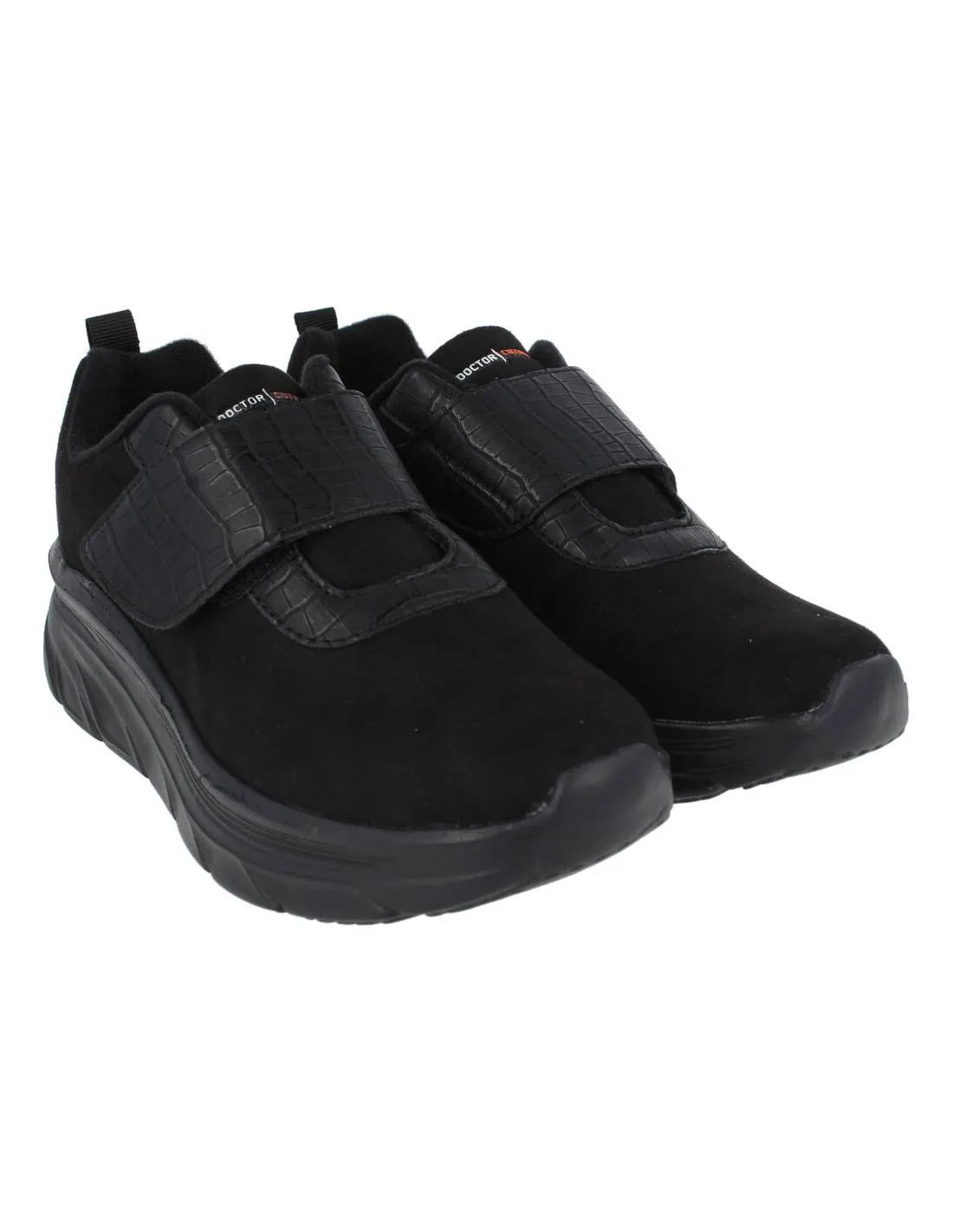 DOCTOR CUTILLAS  ZAPATILLAS CONFORT VELCRO NEGRO